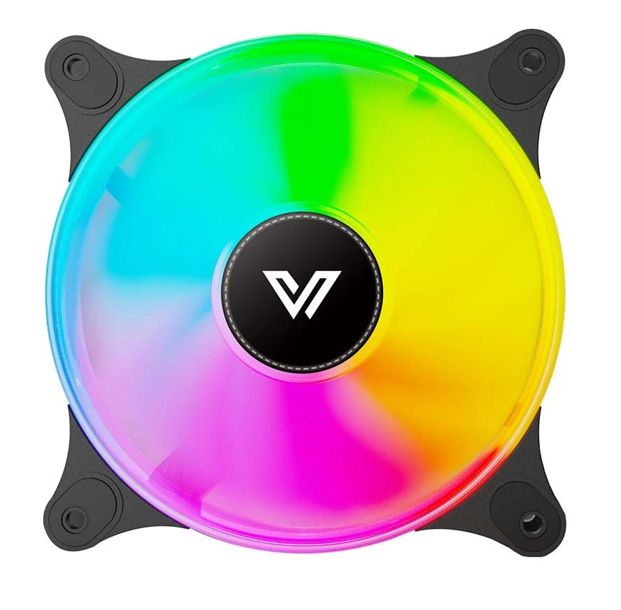 Value Top 1292ARGB 120mm (1xFAN) Black Casing Cooling Fan Without Control Board